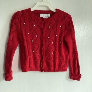 Formal Christmas holiday sweater by Camilla.  With sparkles 24 months